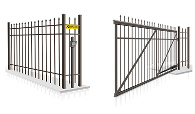 Commercial swing gate installation company in  Chatham County Georgia