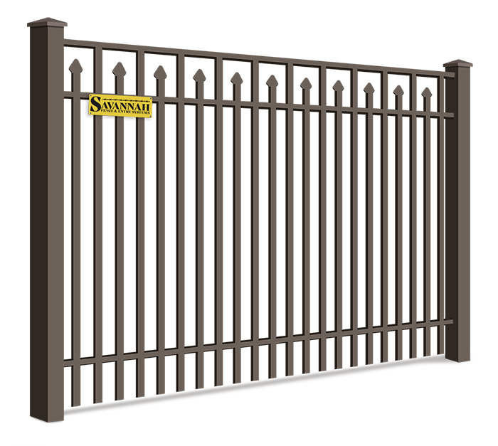 Commercial Aluminum Fence - Savannah Georgia