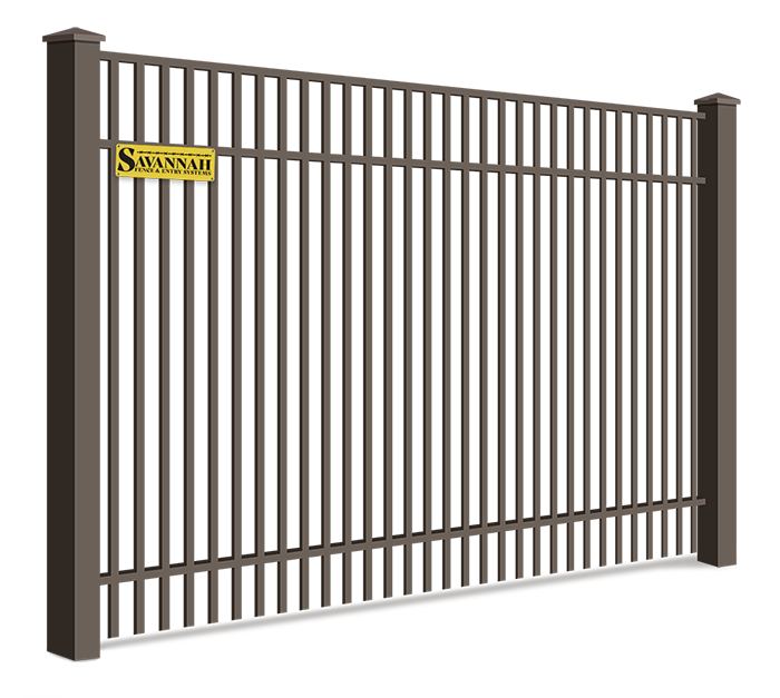 Commercial Aluminum Fence - Savannah Georgia