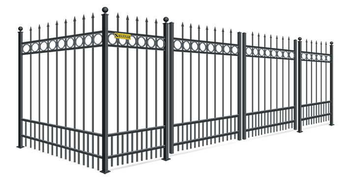 features of commercial Decorative Steel fences