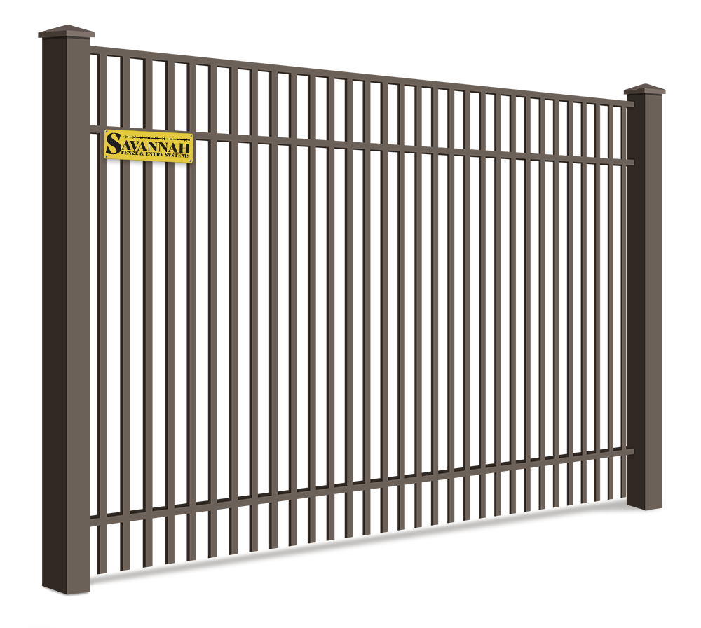 Commercial Decorative Steel Fence - Savannah Georgia