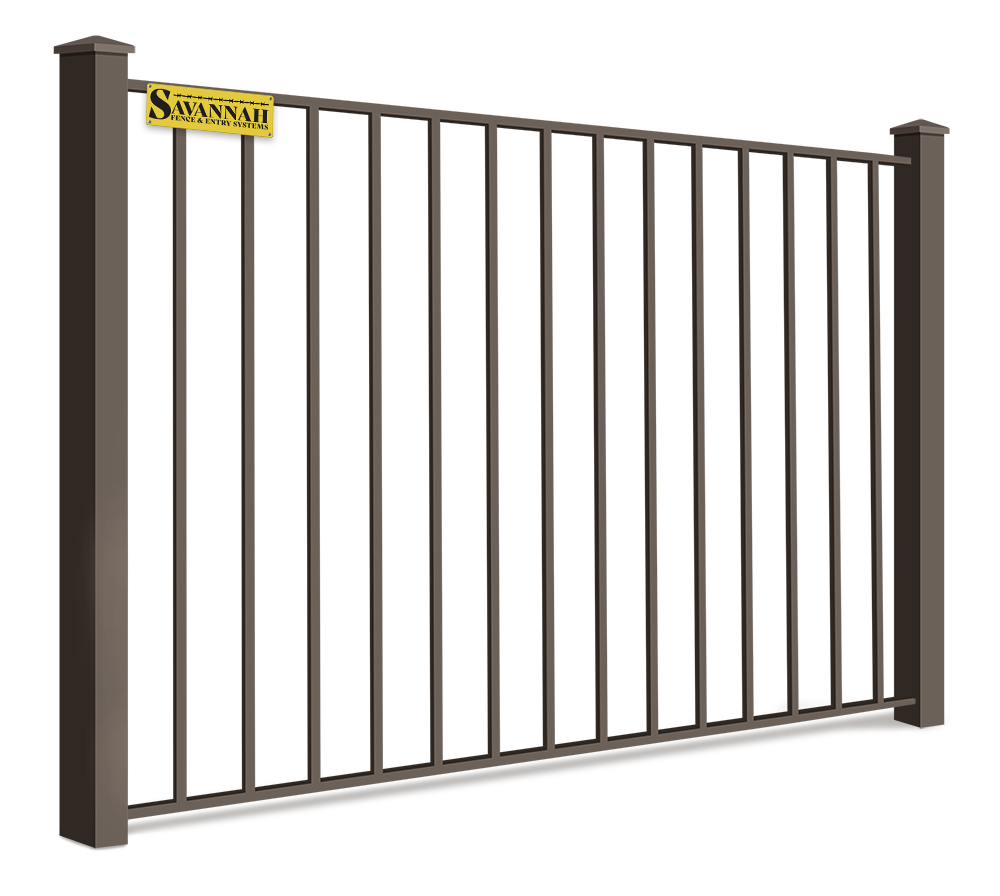 Commercial Ornamental Steel Fence - Savannah Georgia