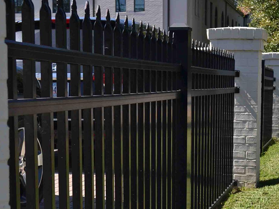 Commercial Ornamental Steel Fence - Savannah Georgia