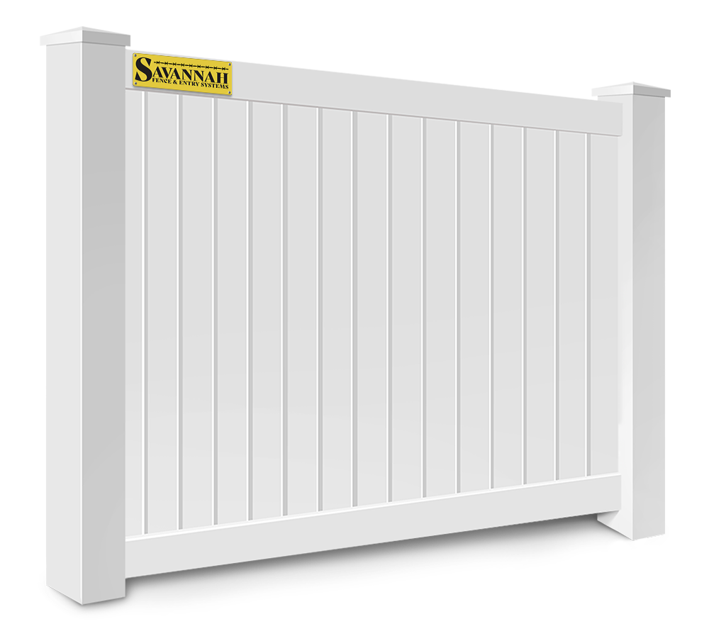 Vinyl Fence Contractor in Savannah Georgia