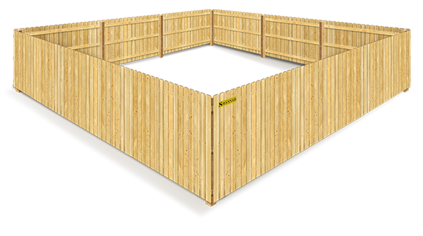 Features of commercial Wood fences in the Savannah Georgia area