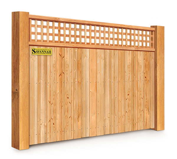 Residential Wood Fence - Savannah Georgia
