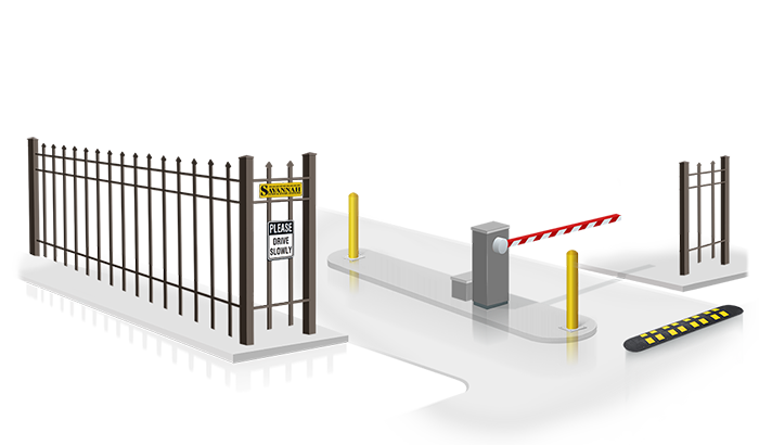 Gates - custom egress gate contractor in Savannah Georgia