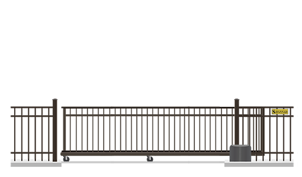 Gates - V-Track slide gate contractor in Savannah Georgia