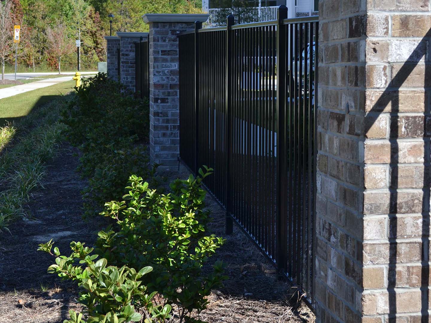 Chatham County Georgia commercial metal fence installation contractor