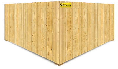 Screven GA stockade wood fence