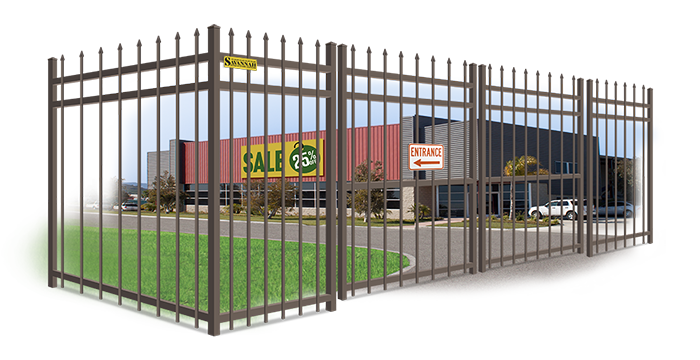 features of commercial Business fences in Savannah Georgia